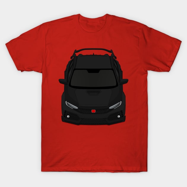 Civic type R Black T-Shirt by VENZ0LIC